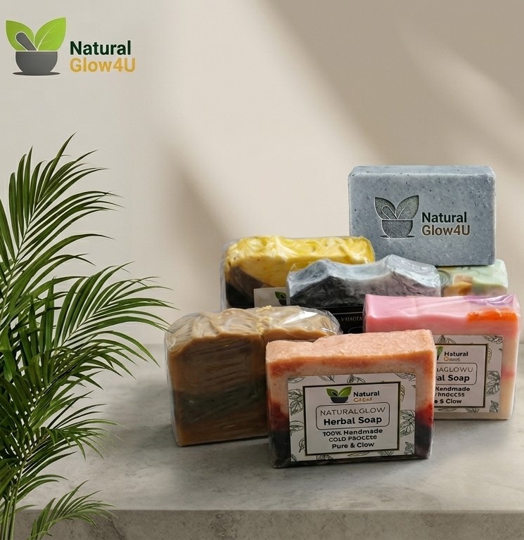 Premium handmade natural cold process soap in Bangladesh by NaturalGlow4U