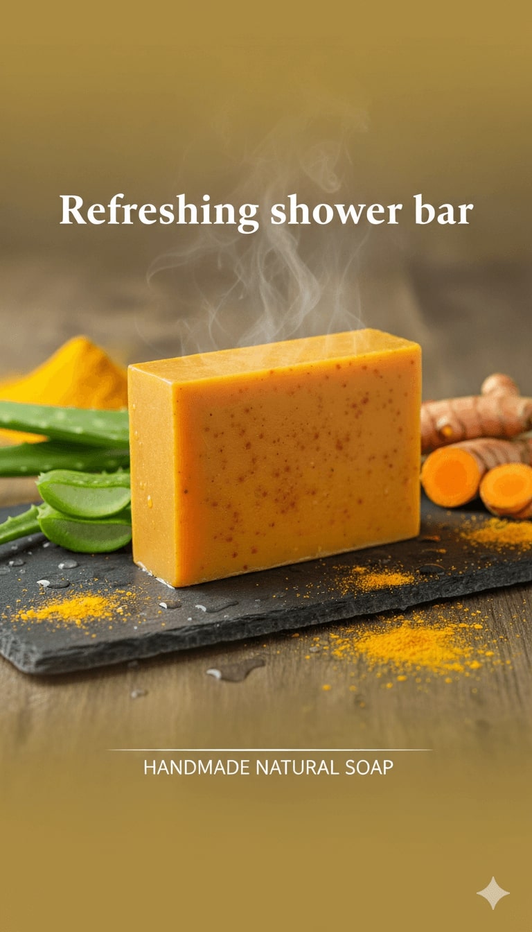 NaturalGlow Turmeric Brightening Soap