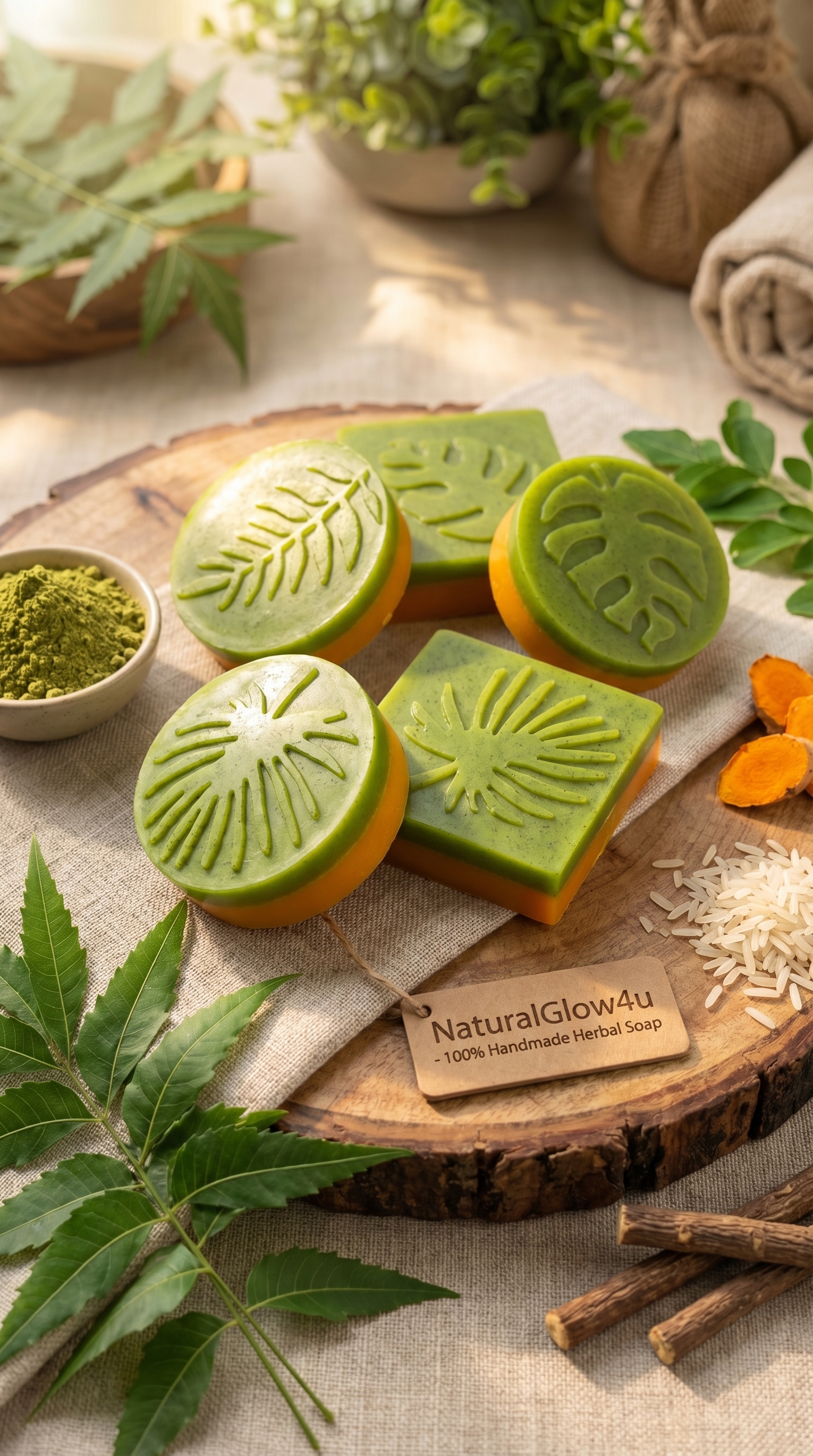 NaturalGlow4u (4in1) Herbal Soap!