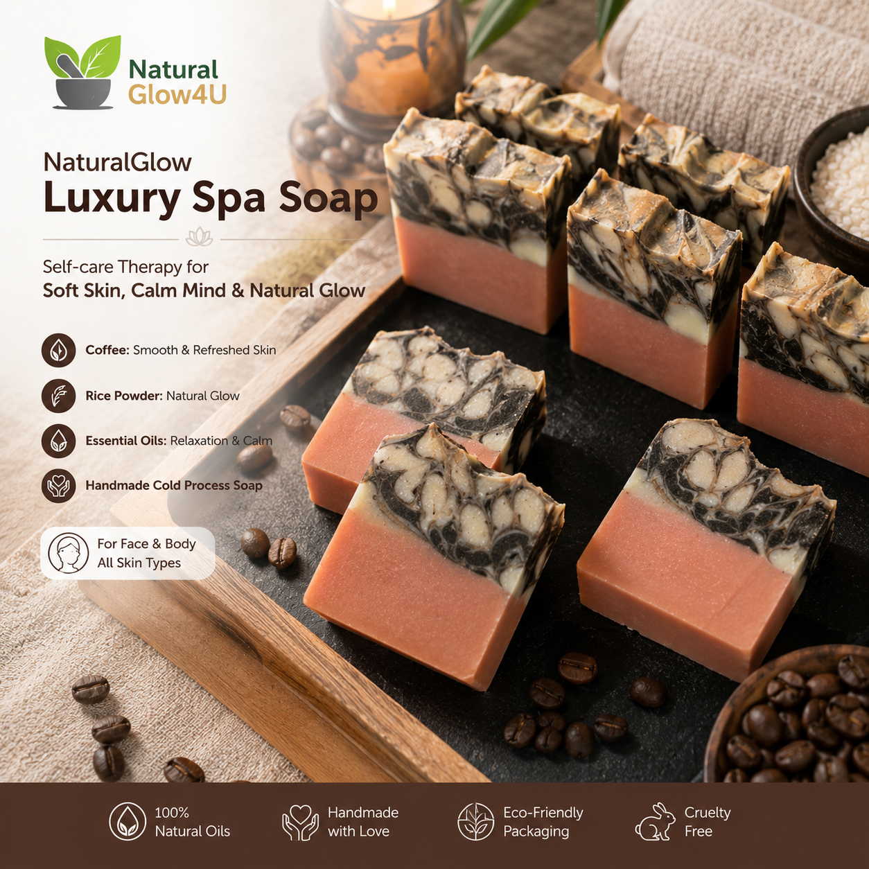 NaturalGlow4u Luxury Spa Soap handmade soap Bangladesh